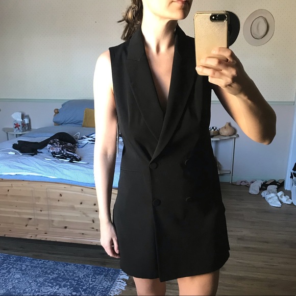 Zara Dresses & Skirts - Zara black tuxedo vest. Tags on